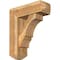 Ekena Millwork Balboa Craftsman Rough Sawn Bracket w/ Offset Brace, Western Red Cedar, 8"W x 24"D x 28"H BKT0806X24X28BOA04RWR - alternate 1